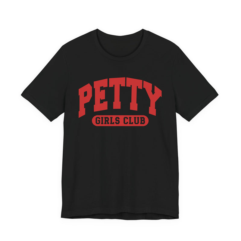 Petty Girls Club — Retro Collegiate T-Shirt
