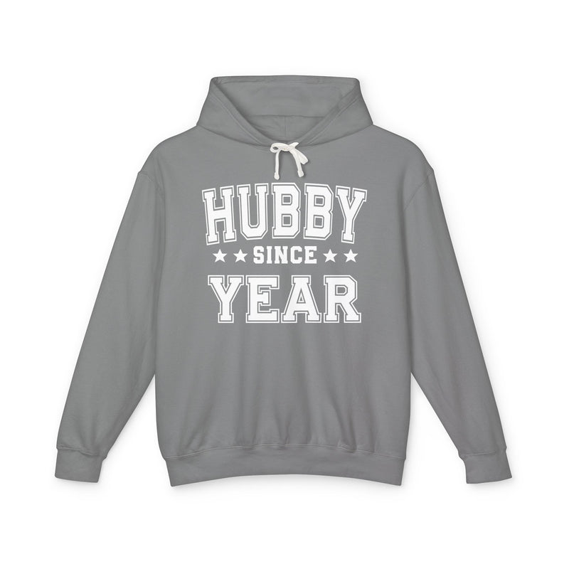 Hubby Since (Personalized Date) — Husband Marriage Milestone Hoodie