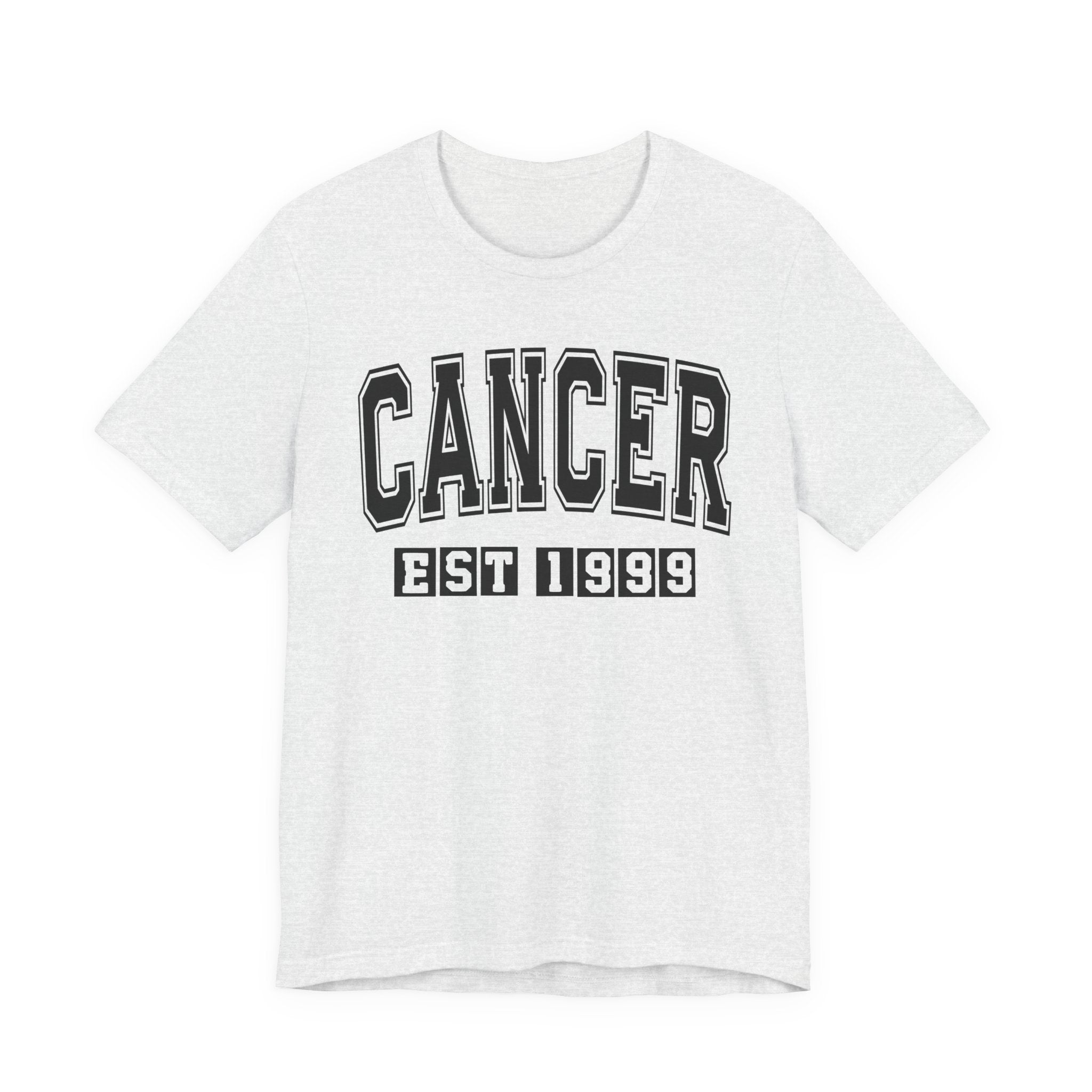 Cancer EST (YEAR) Personalization — Zodiac Birthday Tee Shirt
