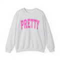 Pretty - Pink Varsity Crewneck Sweatshirt