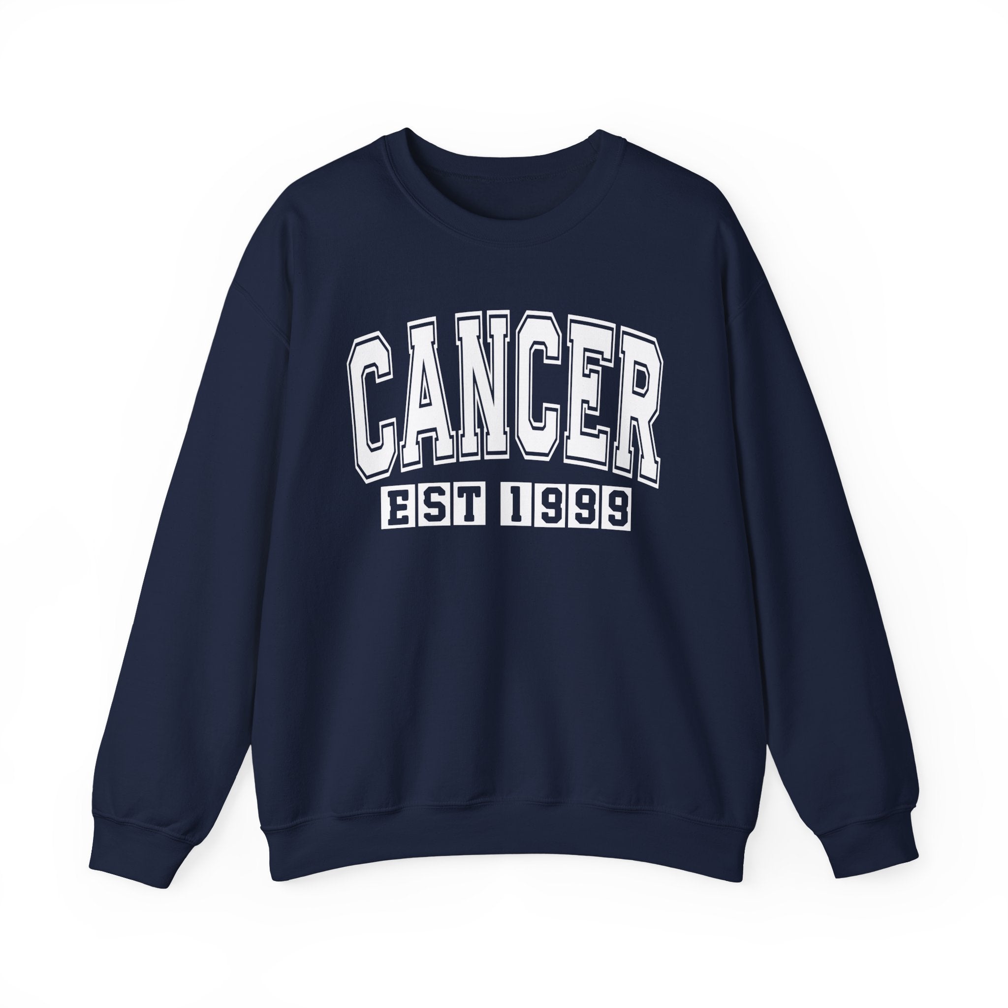 Cancer (EST YEAR) Personalization — Zodiac Graphic Sweatshirt