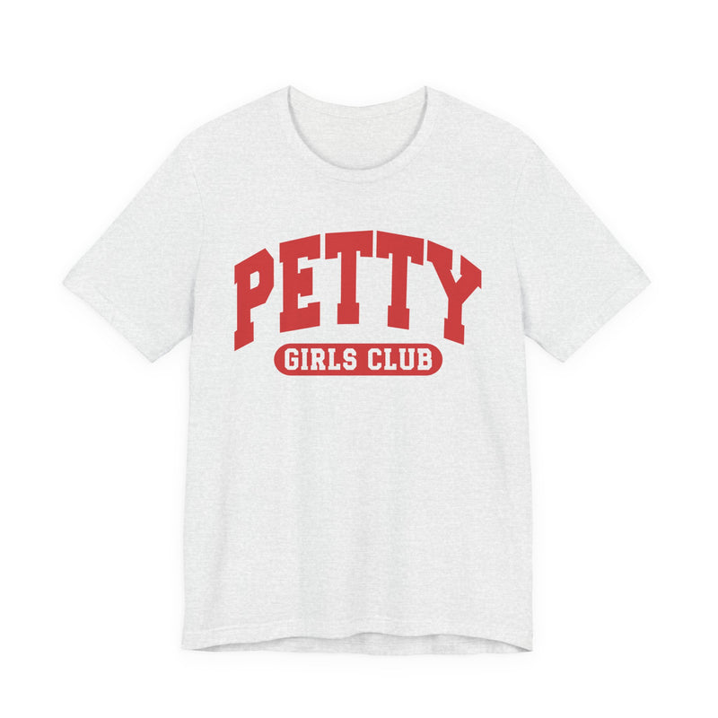 Petty Girls Club — Retro Collegiate T-Shirt