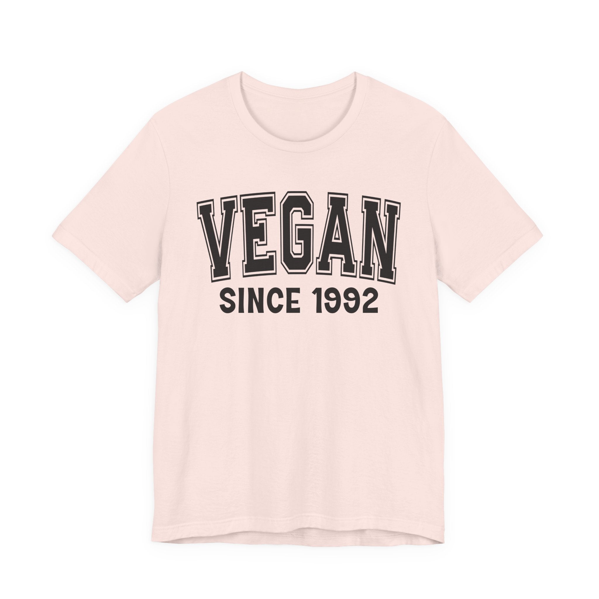 Vegan Personalization T-Shirt - Add Your Special "Since Date"