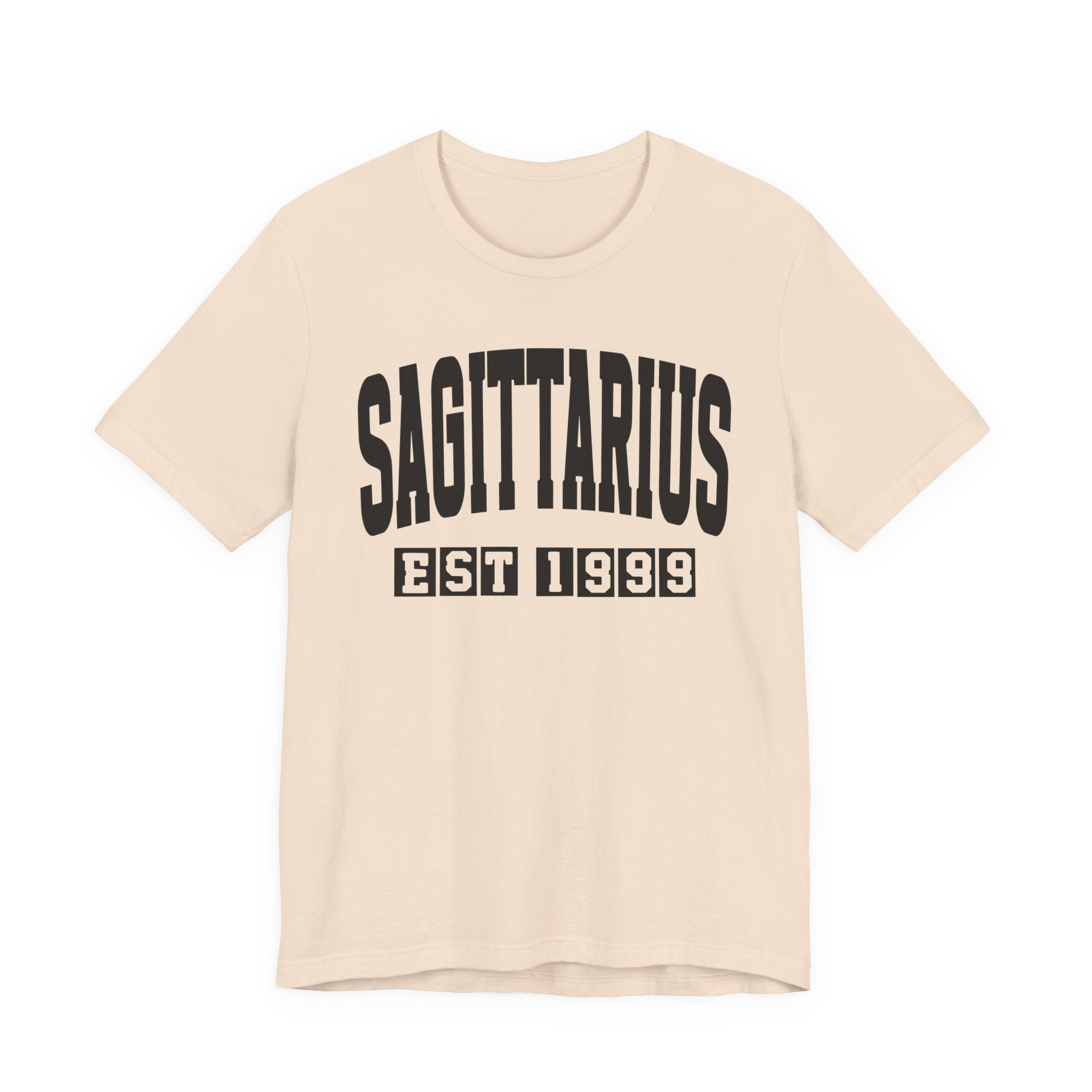 Sagittarius EST (YEAR) Personalization — Zodiac Birthday Tee Shirt