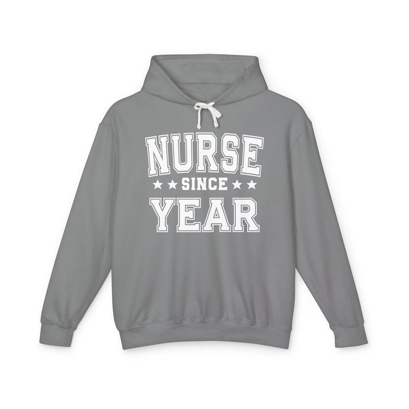 Nurse Since (Personalized Date) — Nursing Profession Milestone Hoodie