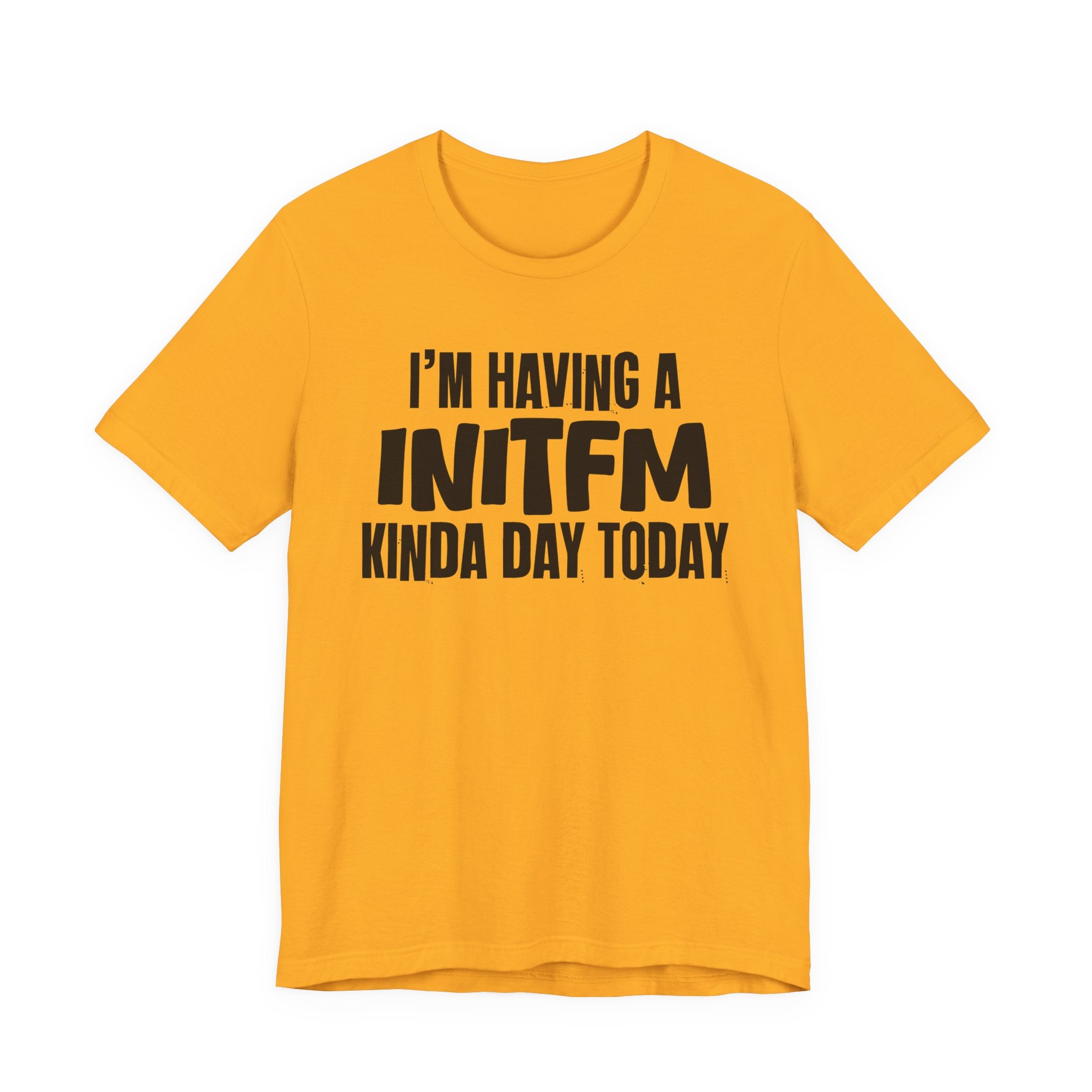 I'm Having a Initfm Kinda Day Today - Humorous Mood T-Shirt