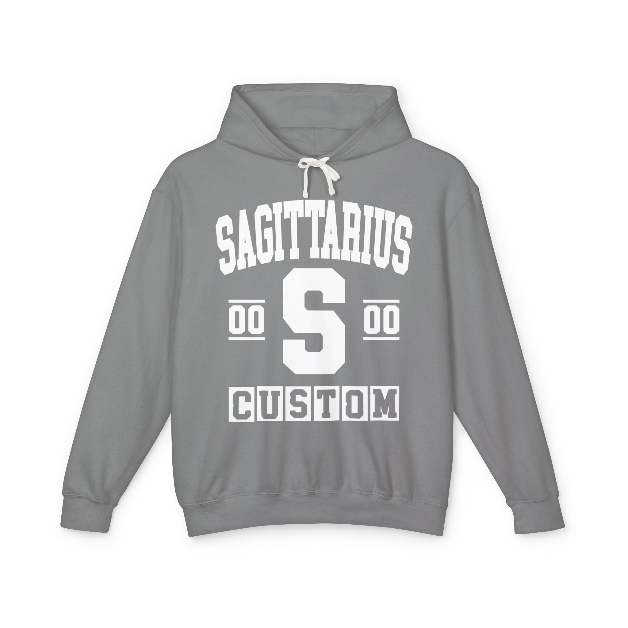 Custom Sagittarius Varsity Hoodie - Customize Birthday Day/Month/Year - Customize Gemini Season/Nation