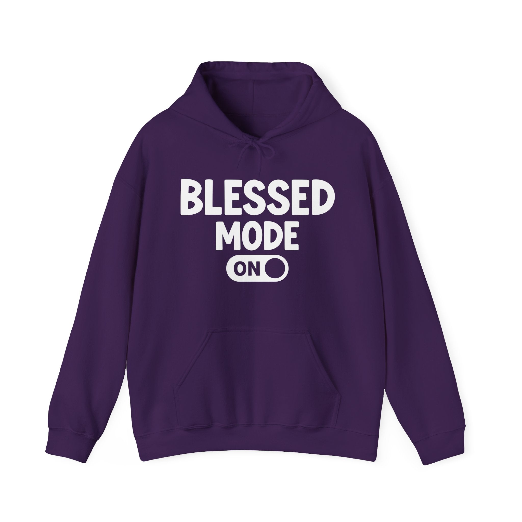 Blessed Mode On — Motivational Positive Graphic Hoodie