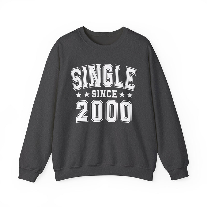 Single Since (Personalized Date) —  Relationship Milestone Sweatshirt