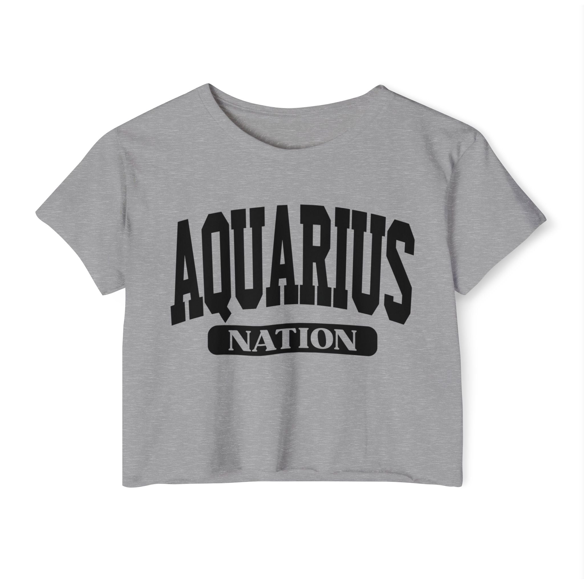 Aquarius Nation — Women’s Zodiac Festival Crop Top