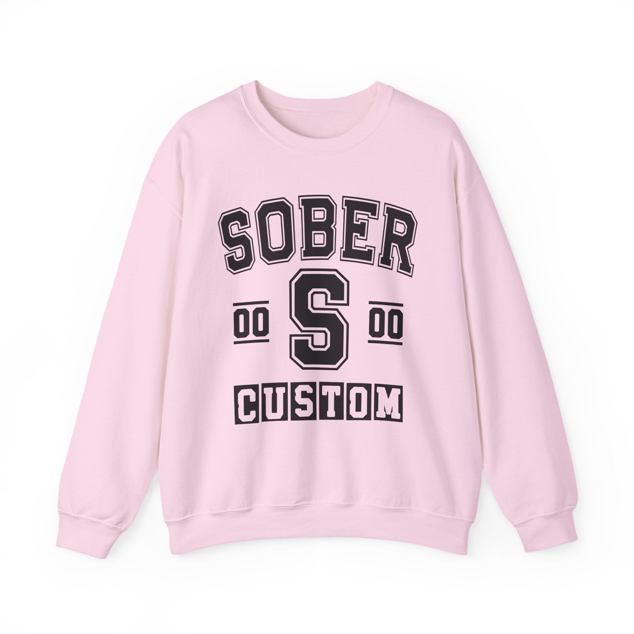 Custom Sober Varsity Sweatshirt — Customize Birthday Day/Month/Year — Customize Gemini Season/Nation