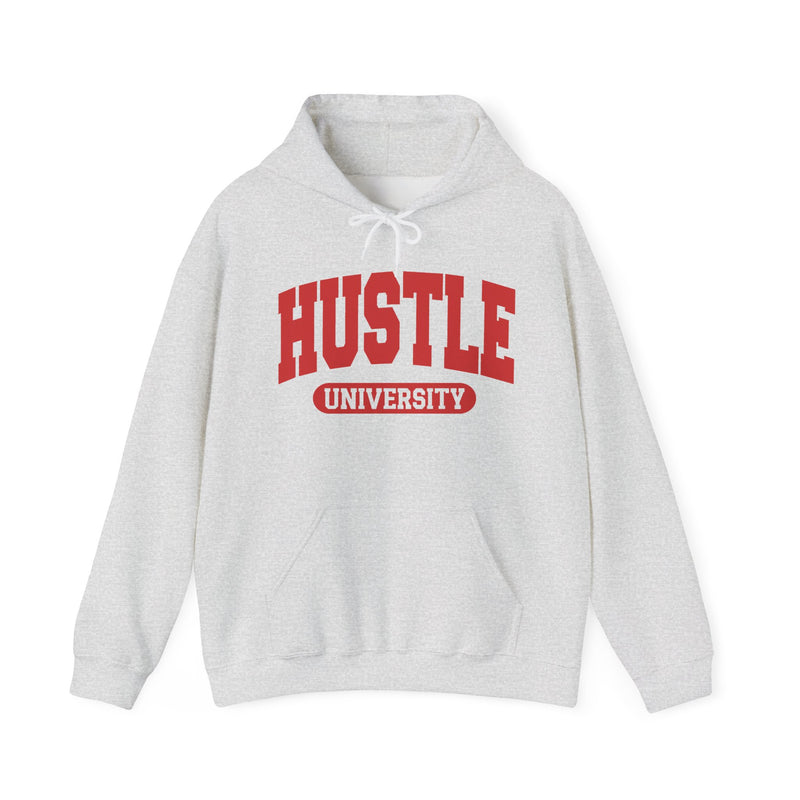 Hustle University — Retro Collegiate Hoodie