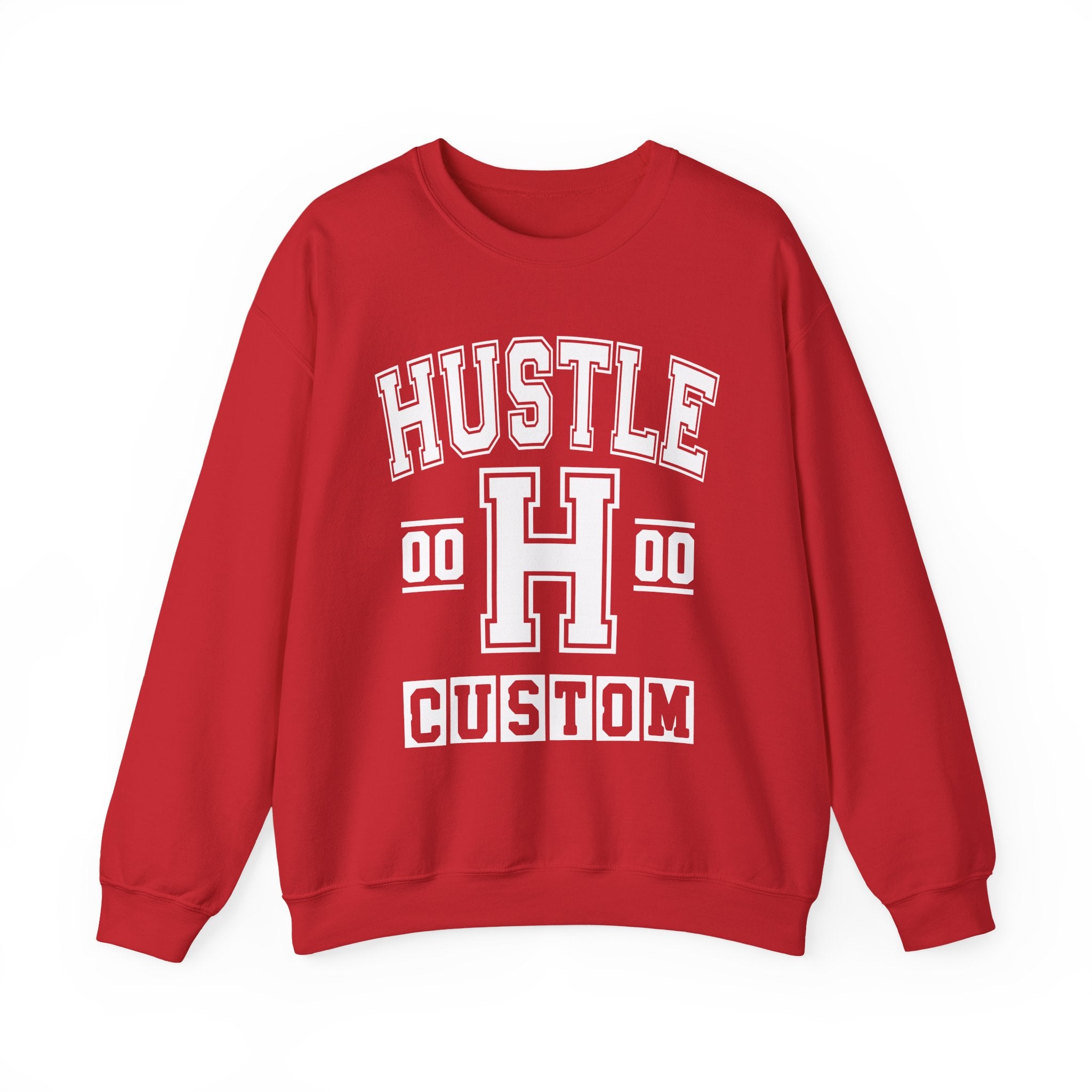 Custom Hustle Varsity Sweatshirt - Customize Birthday Day/Month/Year - Customize Gemini Season/Nation