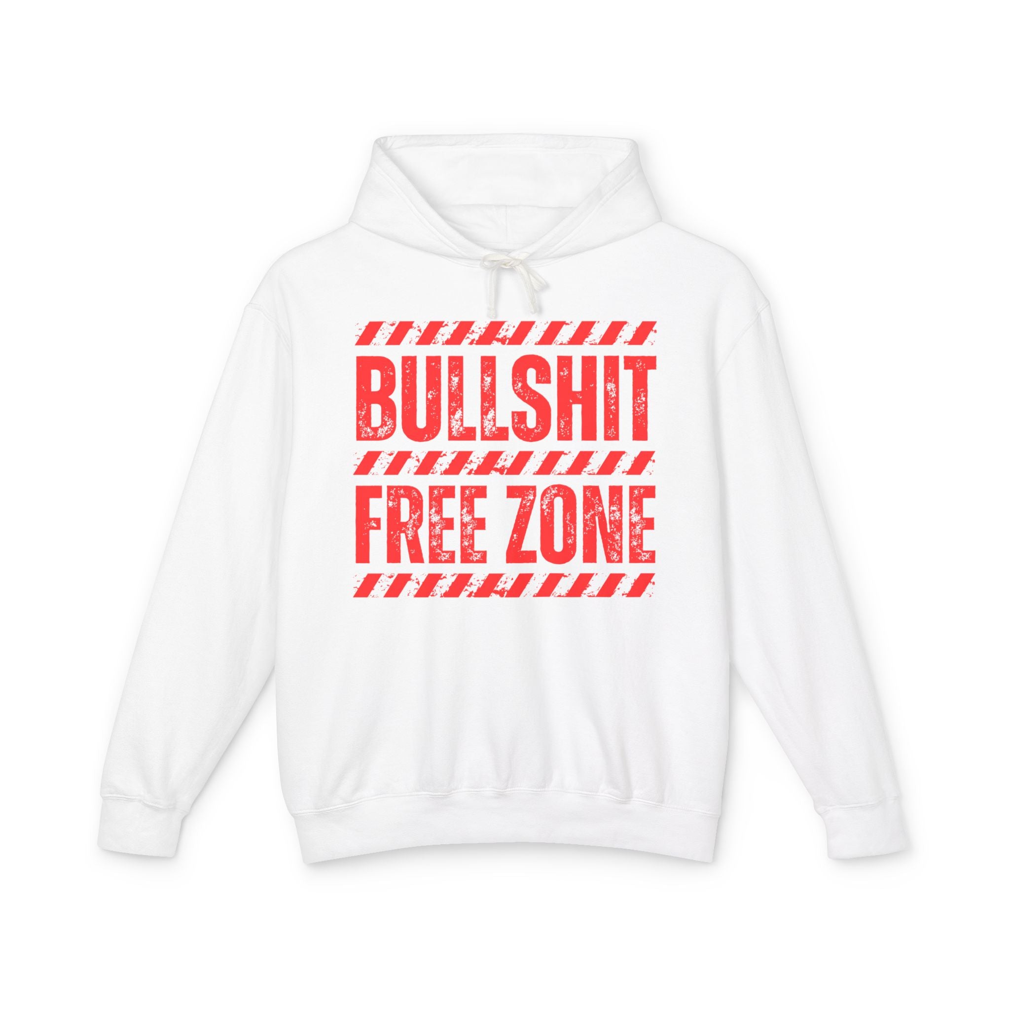 Bullshit Free Zone’ Hoodie — Funny Boundaries Hoodie