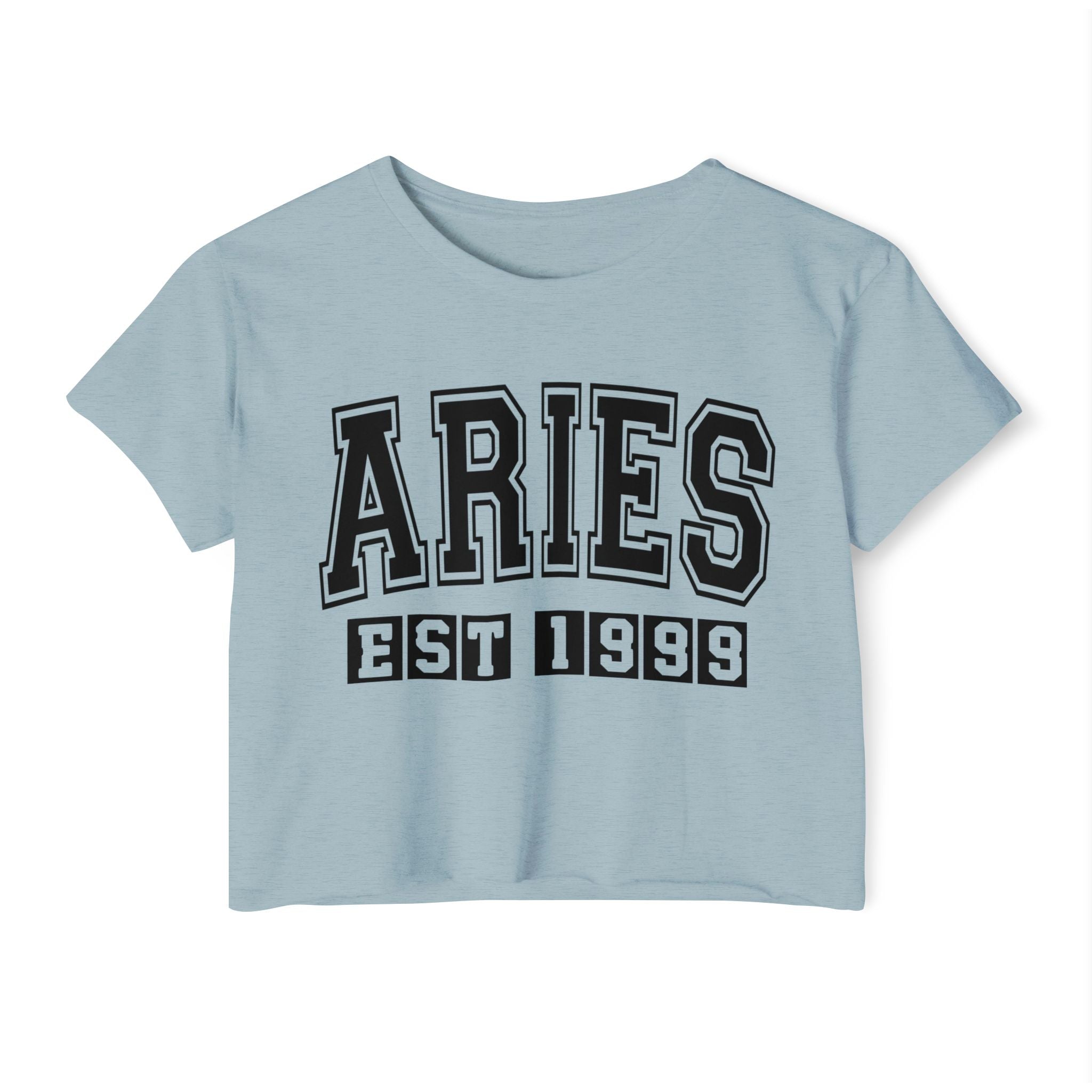 Aries EST (YEAR) Personalization -  Crop Top