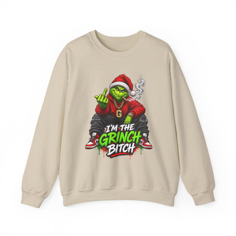 I'm The Grinch Bitch — Fuck Christmas Holiday Protest Sweatshirt