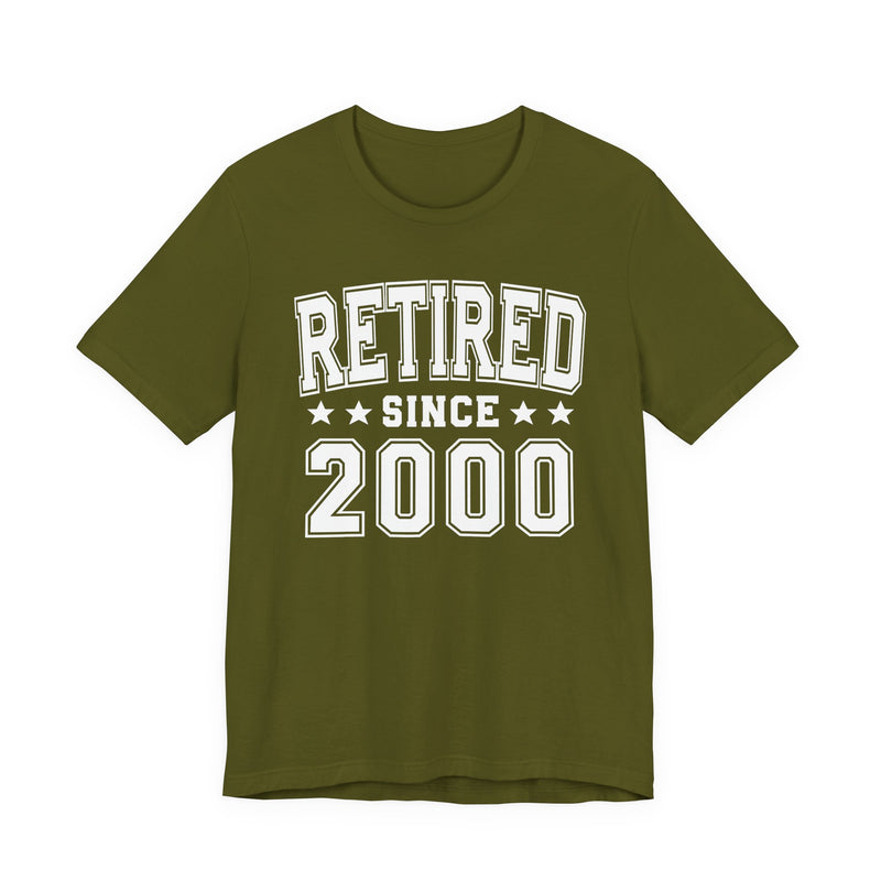 Retired Since (Personalized Date) —  Bride/Married T-shirt, Wedding & Anniversary Gift