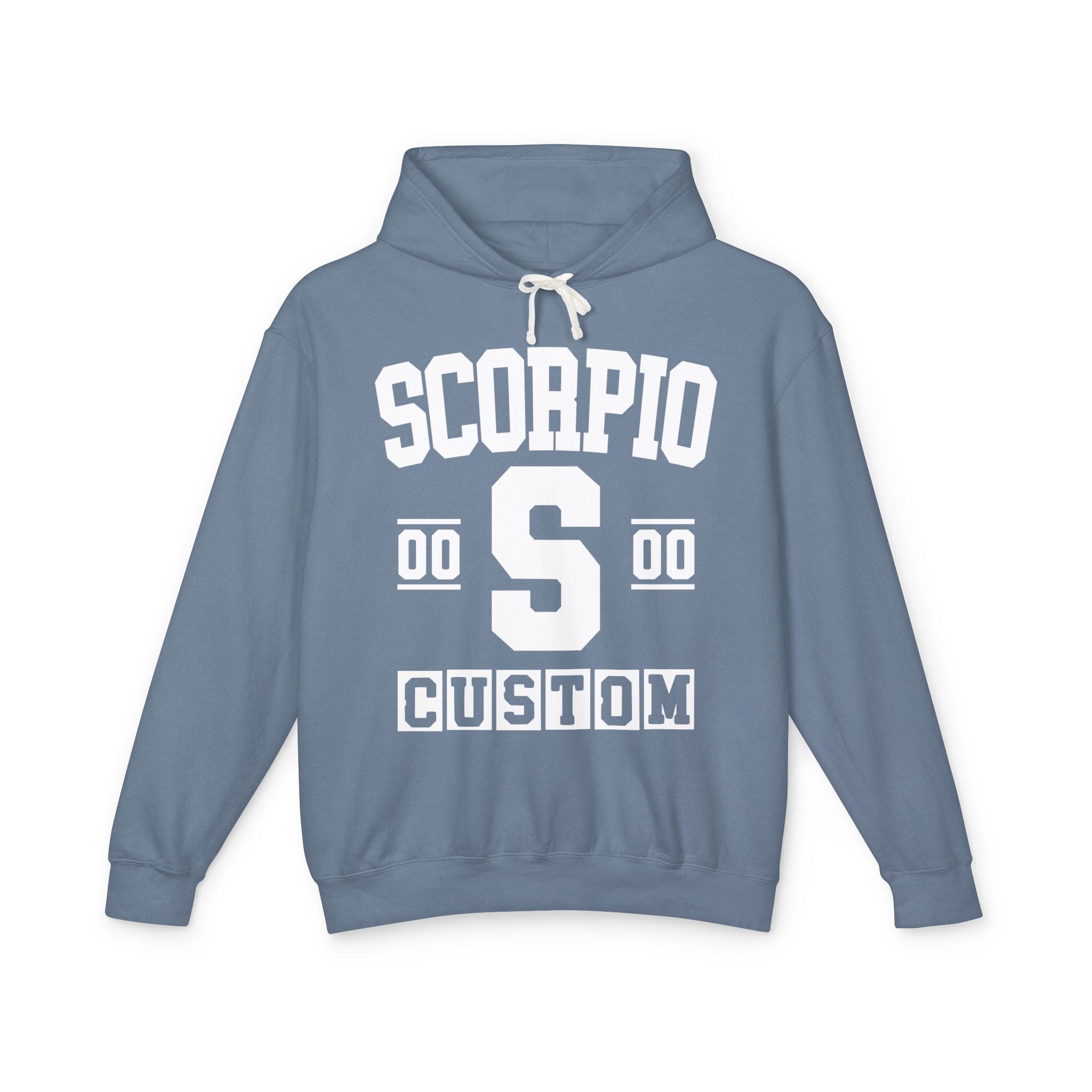 Custom Scorpio Varsity Hoodie - Customize Birthday Day/Month/Year - Customize Gemini Season/Nation
