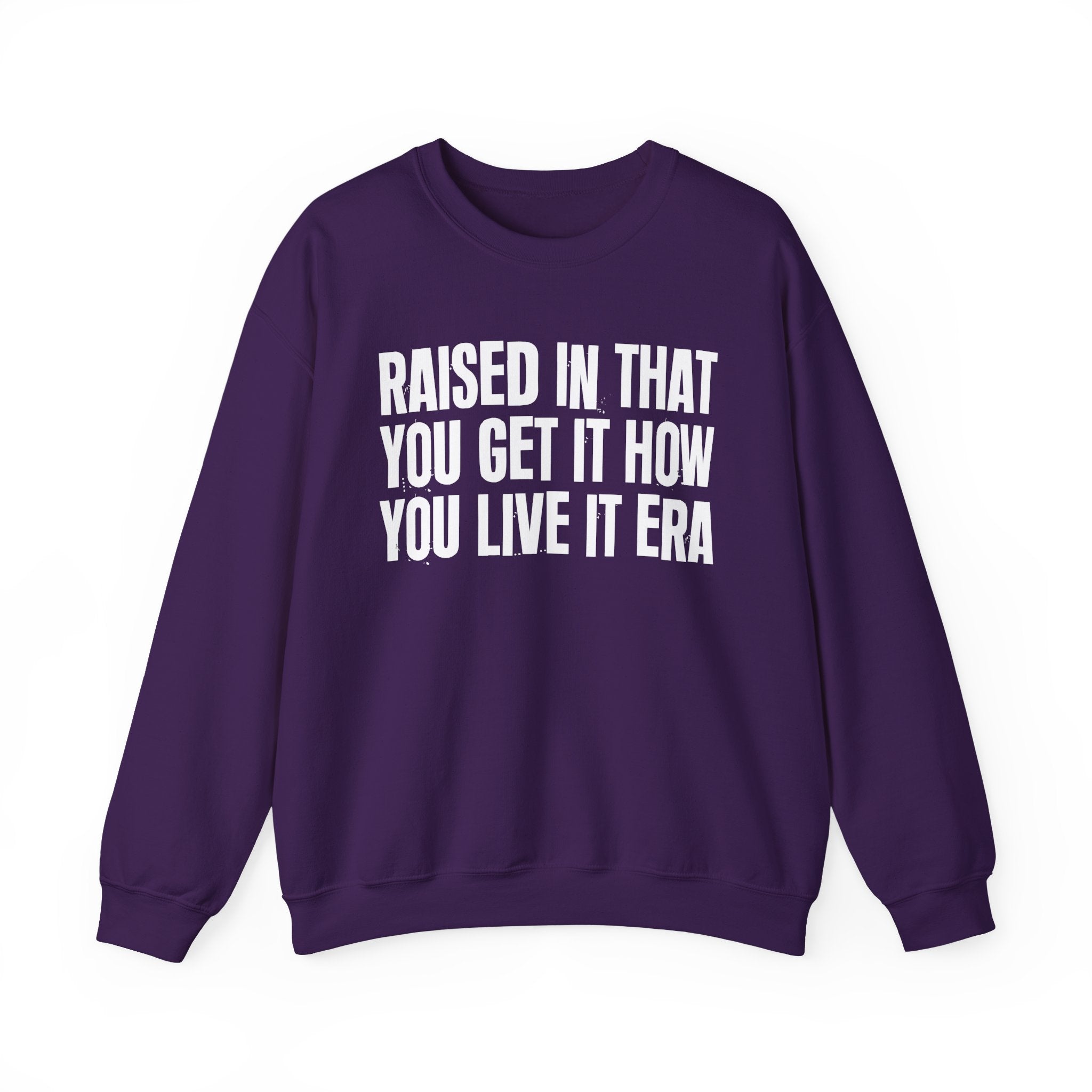 Raised In That You Get It How You Live It Era - Funny Back In The Day Statement Sweatshirt