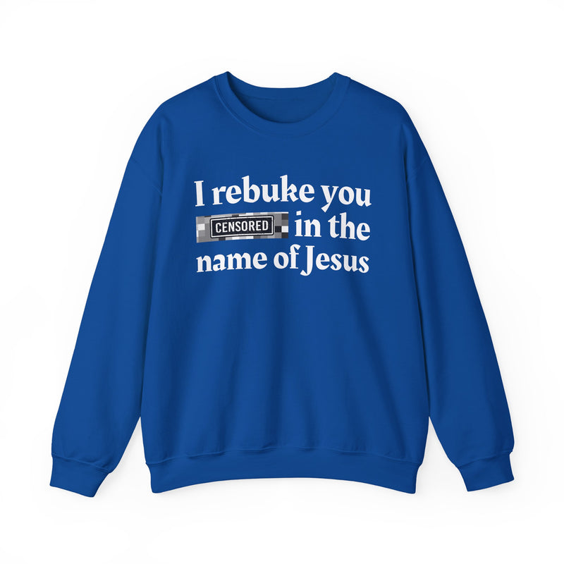 I rebuke you Bitches in the name of Jesus — Provocative Christian Sweatshirt