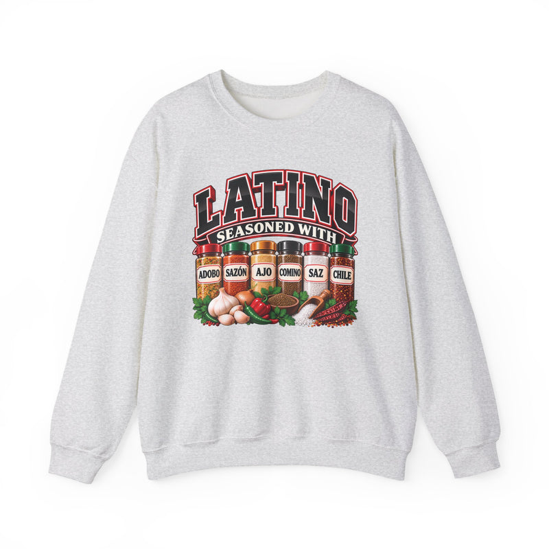 Latino Seasoned With Adobo Sazón Ajo Comino Saz Chile — Sweatshirt