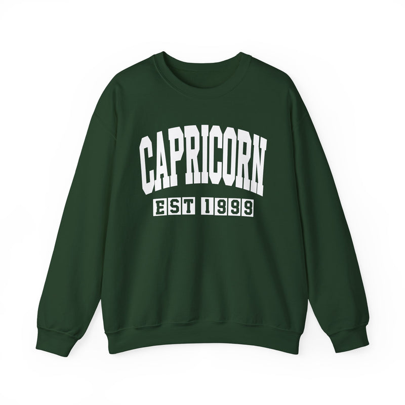Capricorn (EST YEAR) Personalization — Zodiac Graphic Sweatshirt