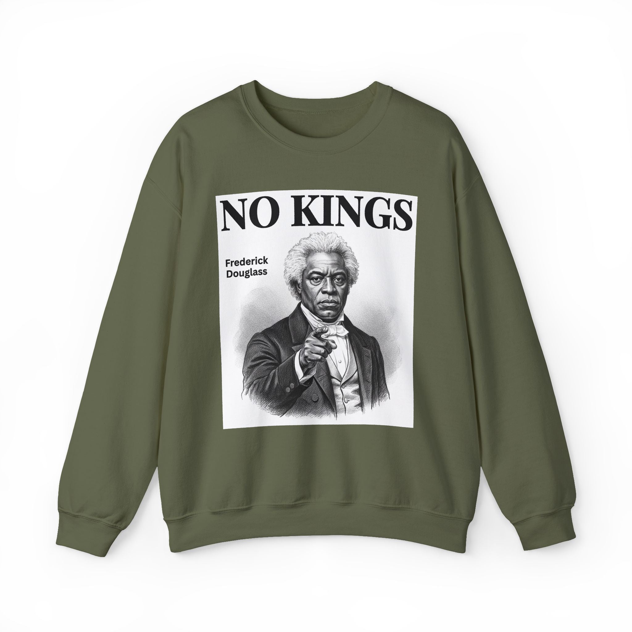 No Kings Frederick Douglass — Sweatshirt