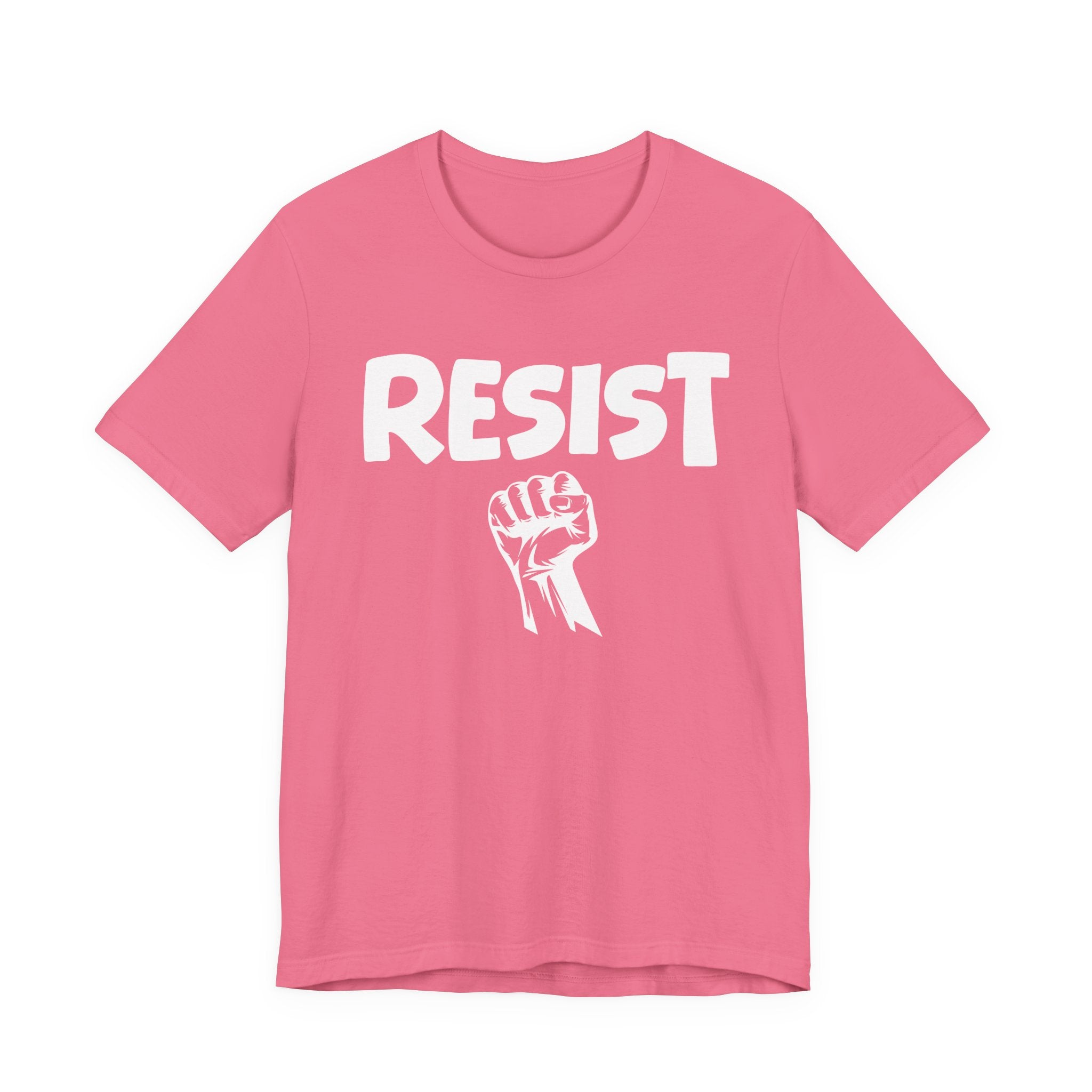 Resist - T-Shirt – Bold Protest Graphic Tee with Raised Fist