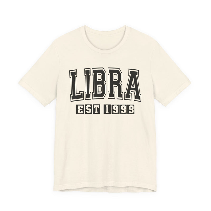 Libra EST (YEAR) Personalization — Zodiac Birthday T-Shirt