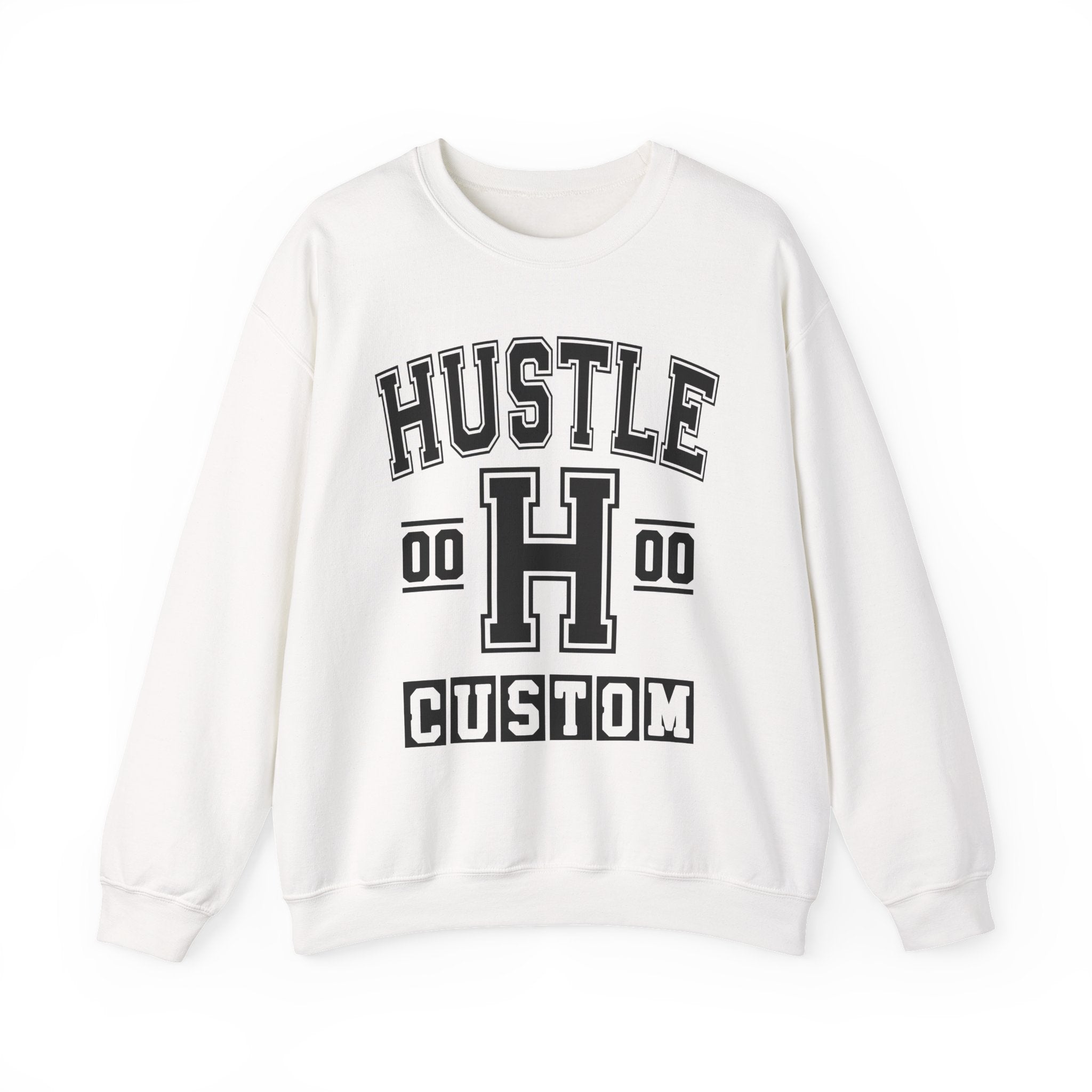 Custom Hustle Varsity Sweatshirt - Customize Birthday Day/Month/Year - Customize Gemini Season/Nation