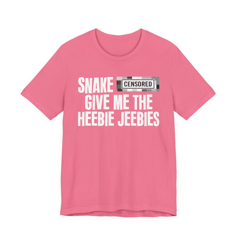 Snake [Censored] Give Me The Heebie Jeebies - T-Shirt