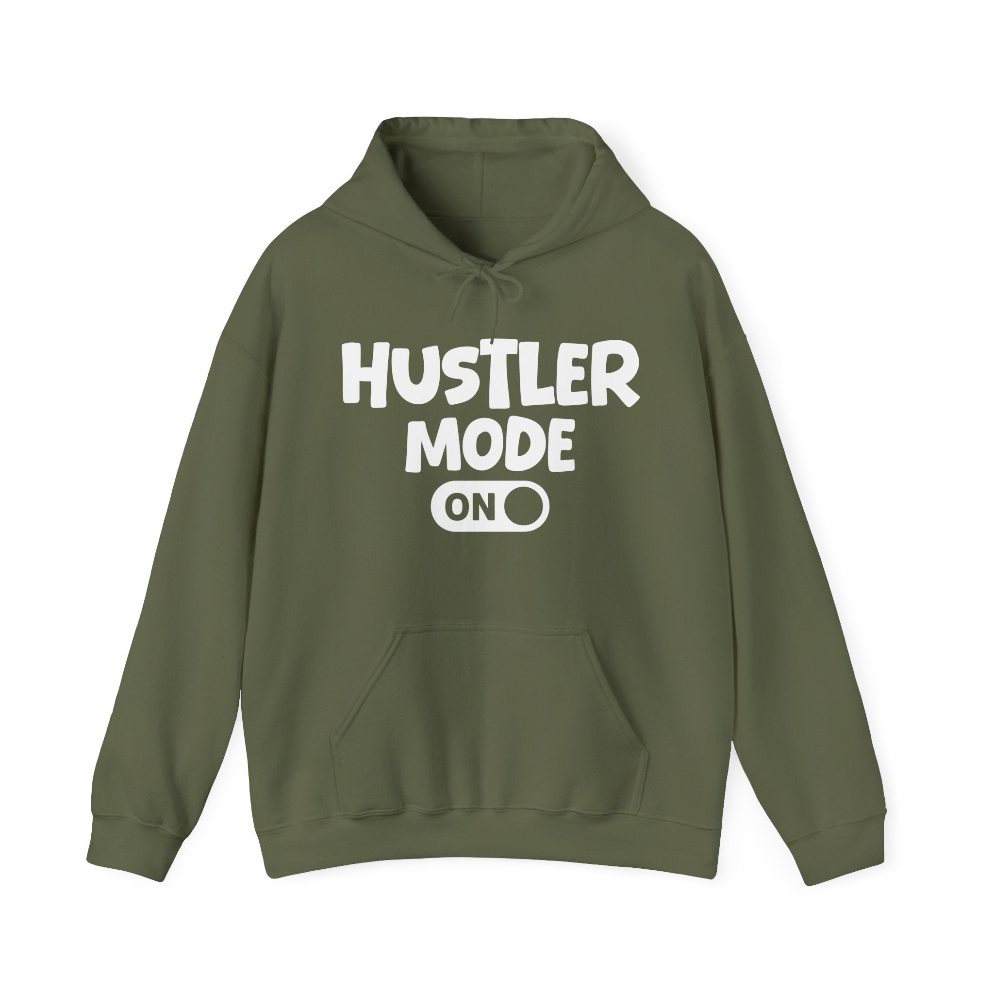 Hustler Mode On — Motivational Positive Graphic Hoodie