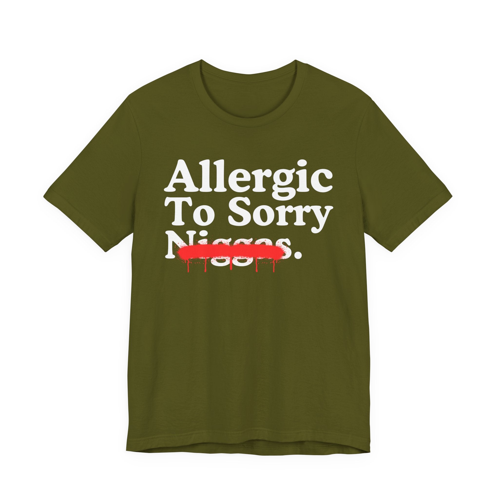Allergic To Sorry Niggas — Sarcastic Statement T-Shirt
