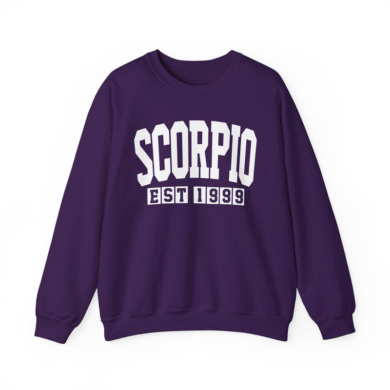 Scorpio (EST YEAR) Personalization — Zodiac Graphic Sweatshirt