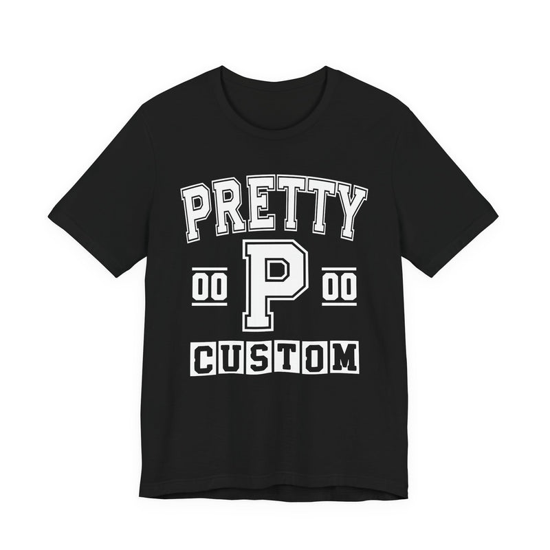 Custom Pretty Varsity T-Shirt — Customize Birthday Day/Month/Year — Customize Season/nation/Society