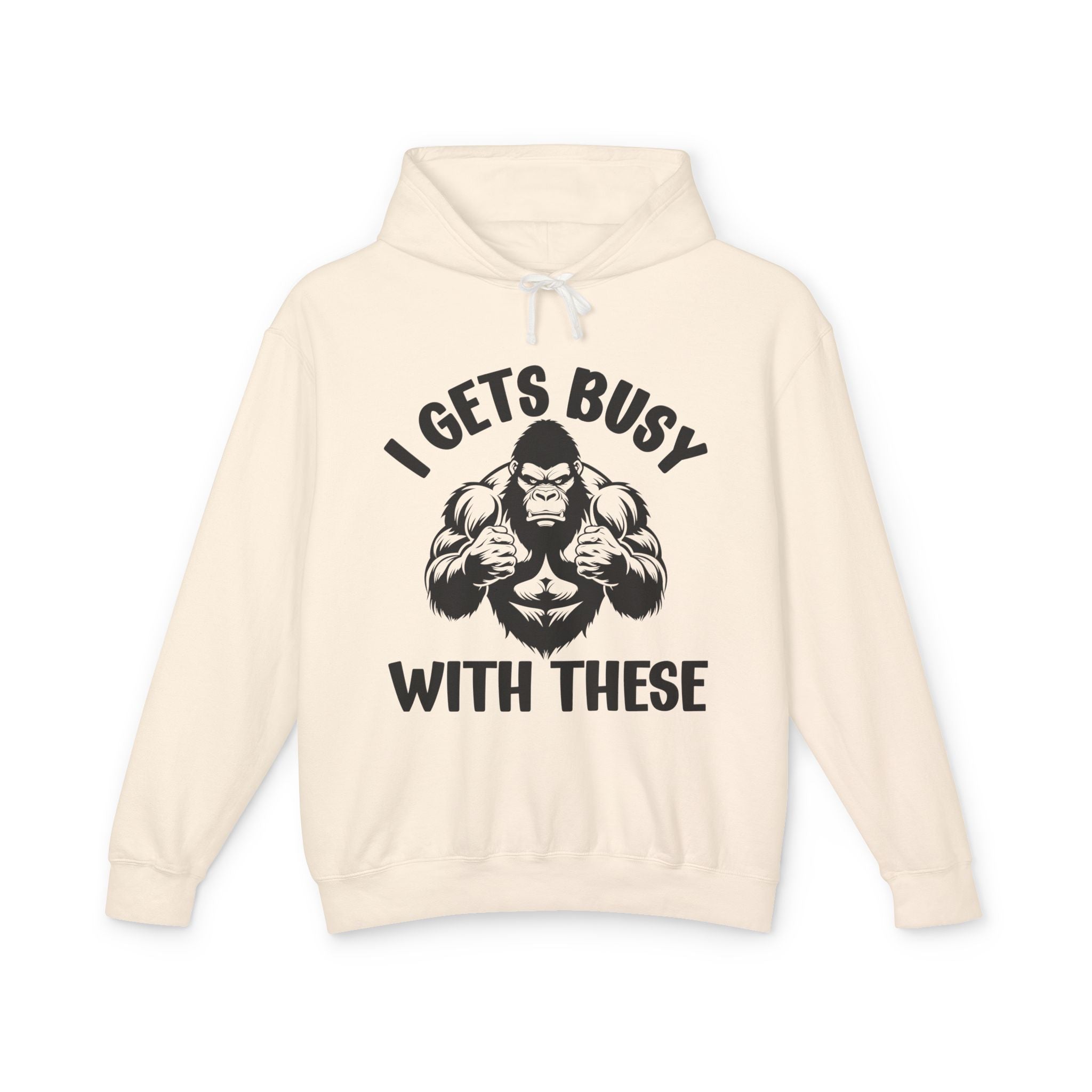 I Gets Busy With These - Funny Boxing MMA Fighter Hoodie