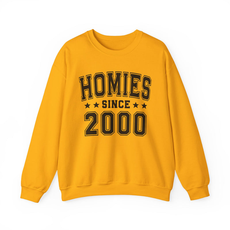 Homies Since (Personalized Date) —  Friendship Milestone Sweatshirt