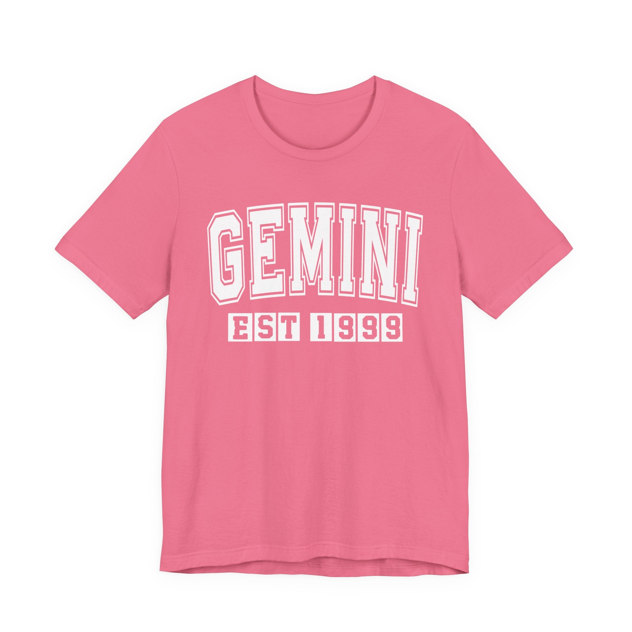 Gemini EST (YEAR) Personalization — Zodiac Birthday Tee Shirt