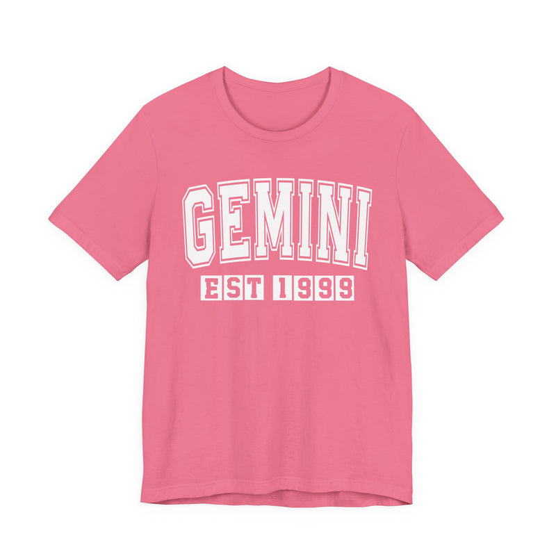 Gemini EST (YEAR) Personalization — Zodiac Birthday T-Shirt