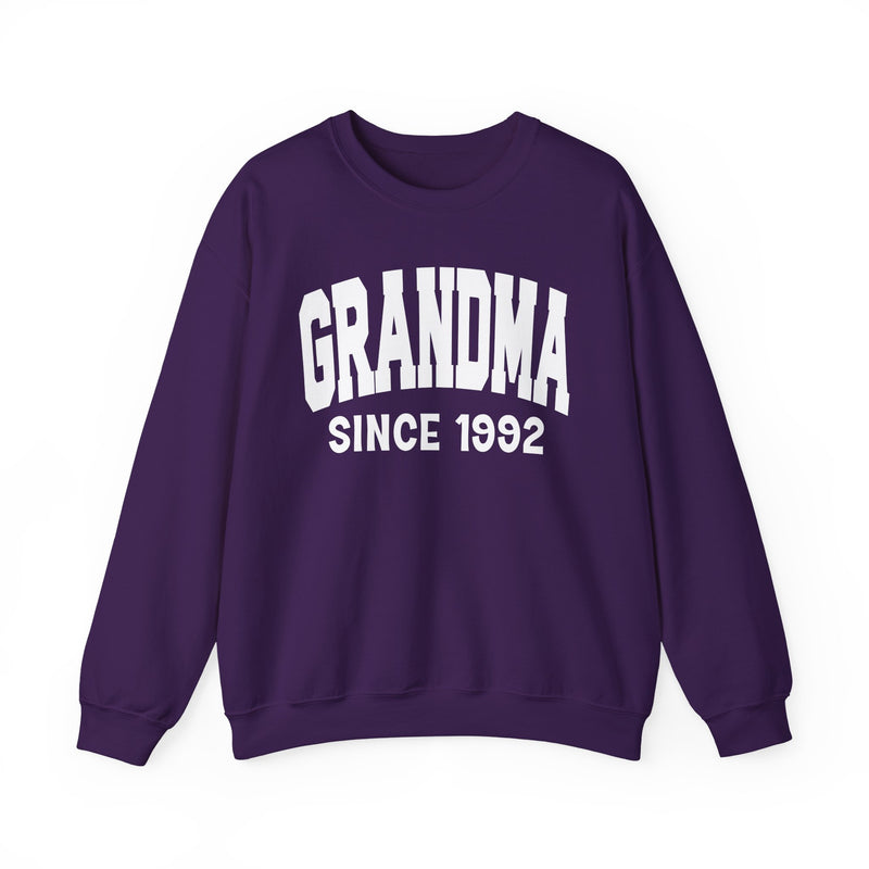 Grandma Personalization Sweatshirt — Add Your Special "Since Date"
