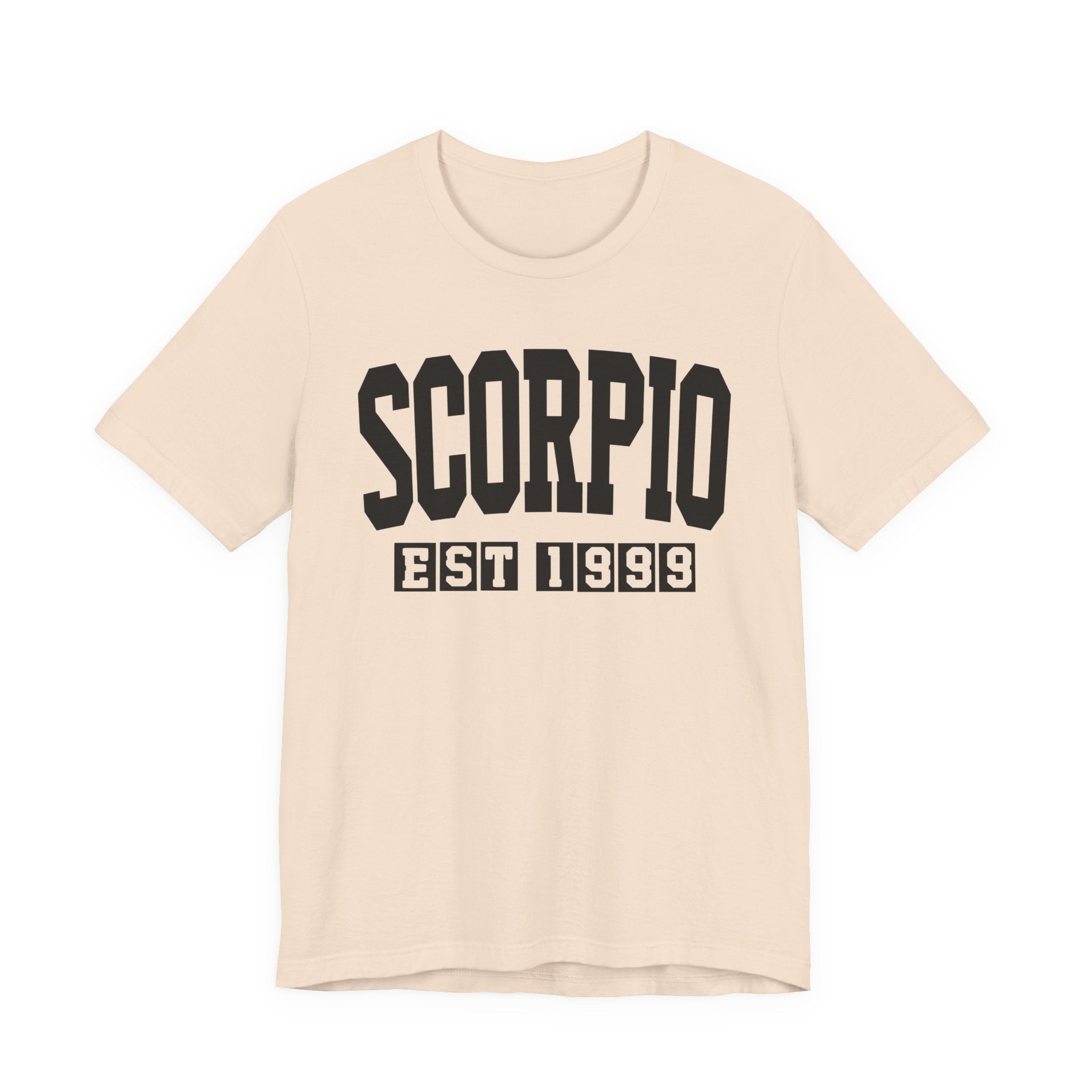 Scorpio EST (YEAR) Personalization — Zodiac Birthday Tee Shirt