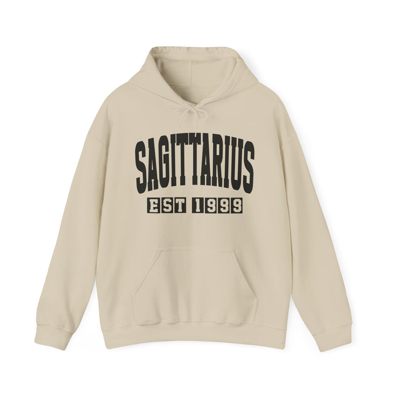 Sagittarius (EST YEAR) Personalization — Zodiac Birthday Year Hoodie