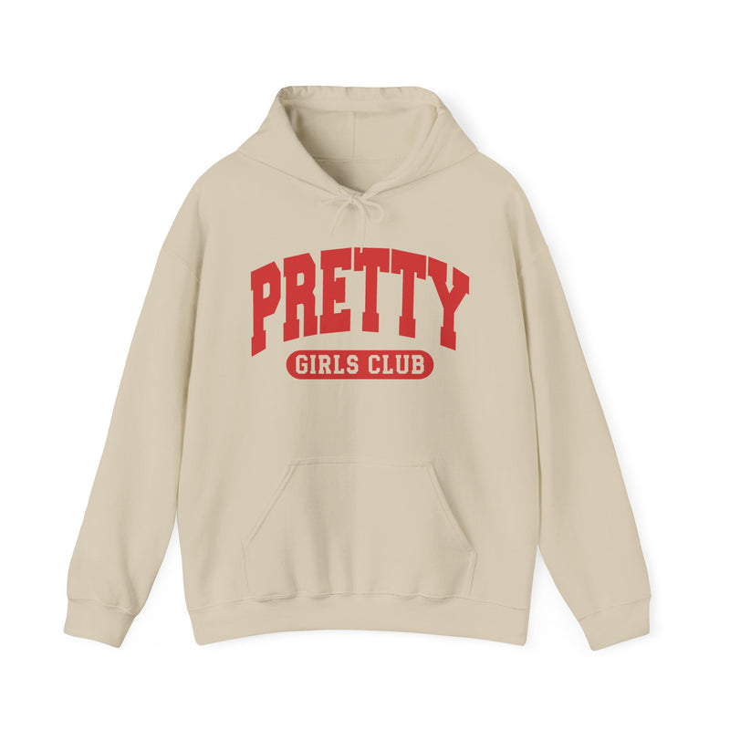 Pretty Girls Club — Retro Collegiate Hoodie