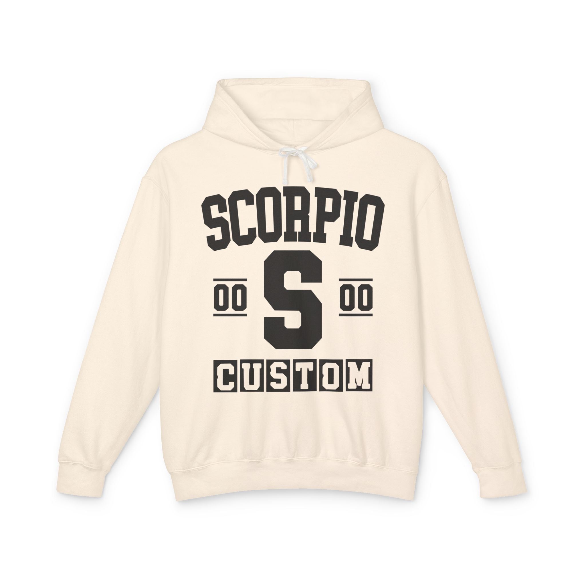 Custom Scorpio Varsity Hoodie - Customize Birthday Day/Month/Year - Customize Gemini Season/Nation