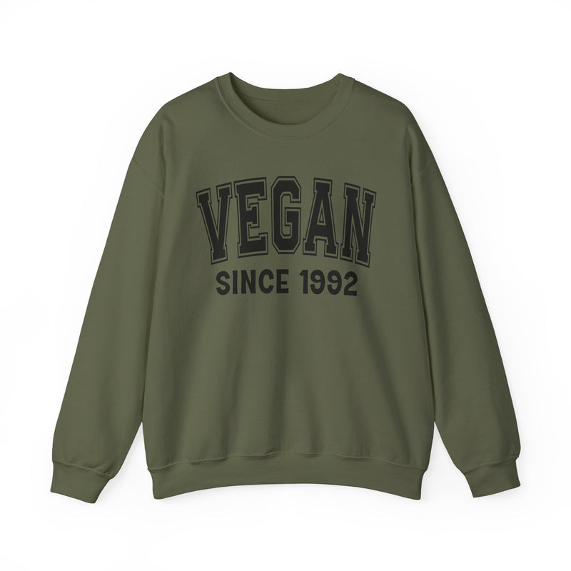 Vegan Personalization Sweatshirt — Add Your Special "Since Date"