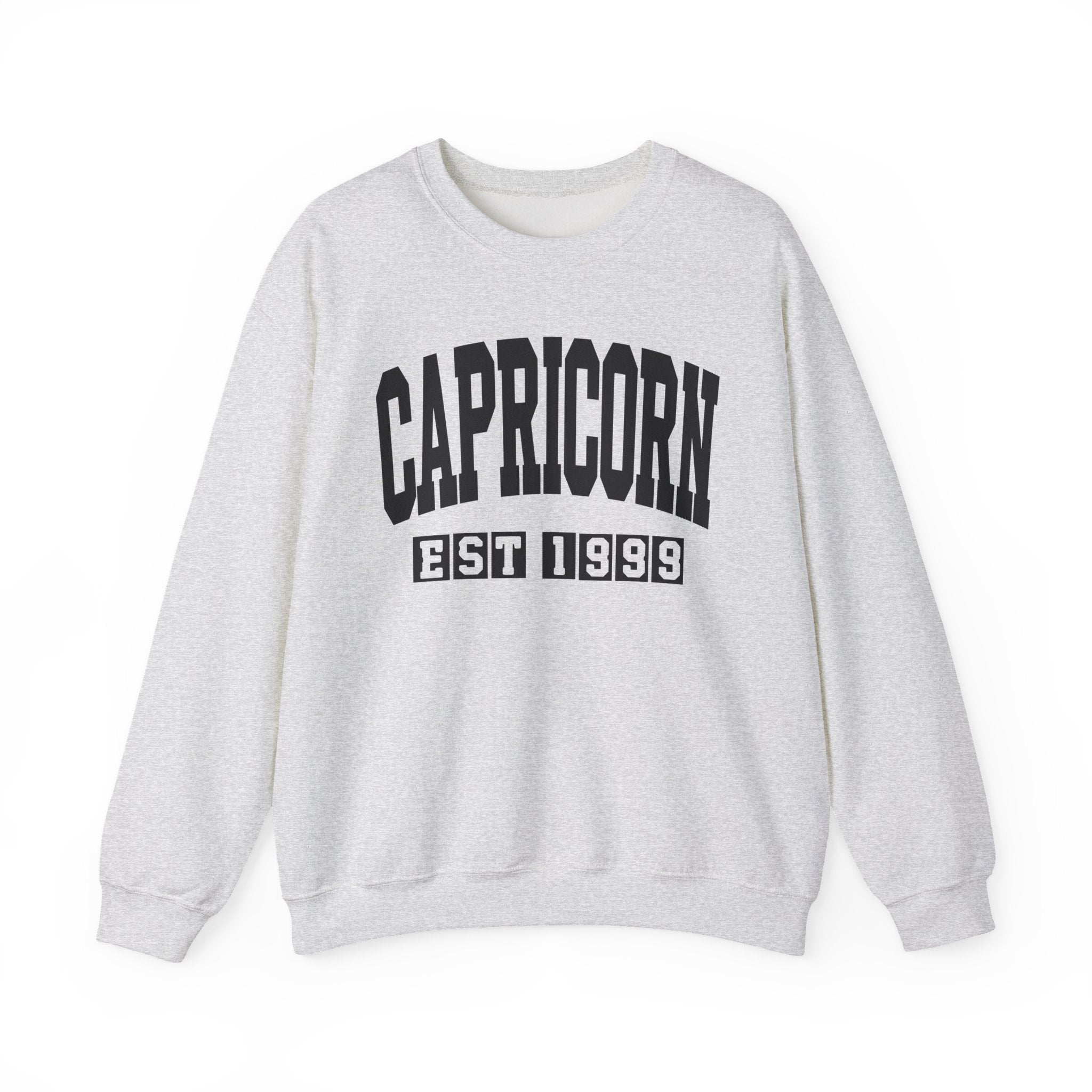 Capricorn (EST YEAR) Personalization — Zodiac Graphic Sweatshirt