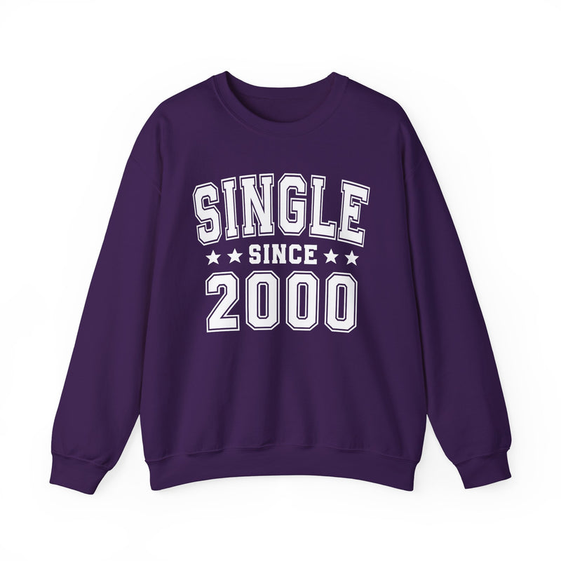 Single Since (Personalized Date) —  Relationship Milestone Sweatshirt