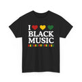 I Love Black Music - Celebrating Black Excellence Tee Shirt