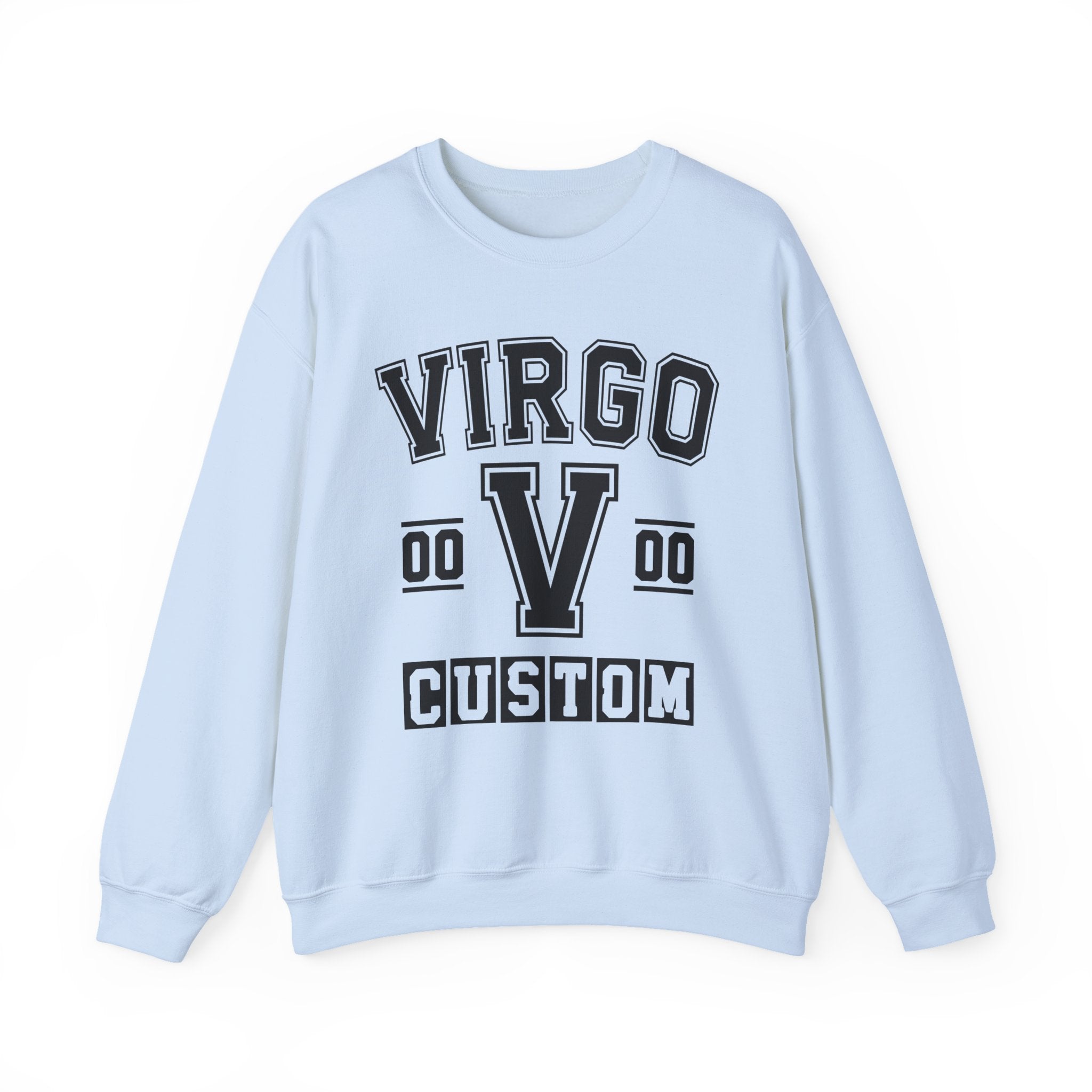 Custom Virgo Varsity Sweatshirt - Customize Birthday Day/Month/Year - Customize Gemini Season/Nation
