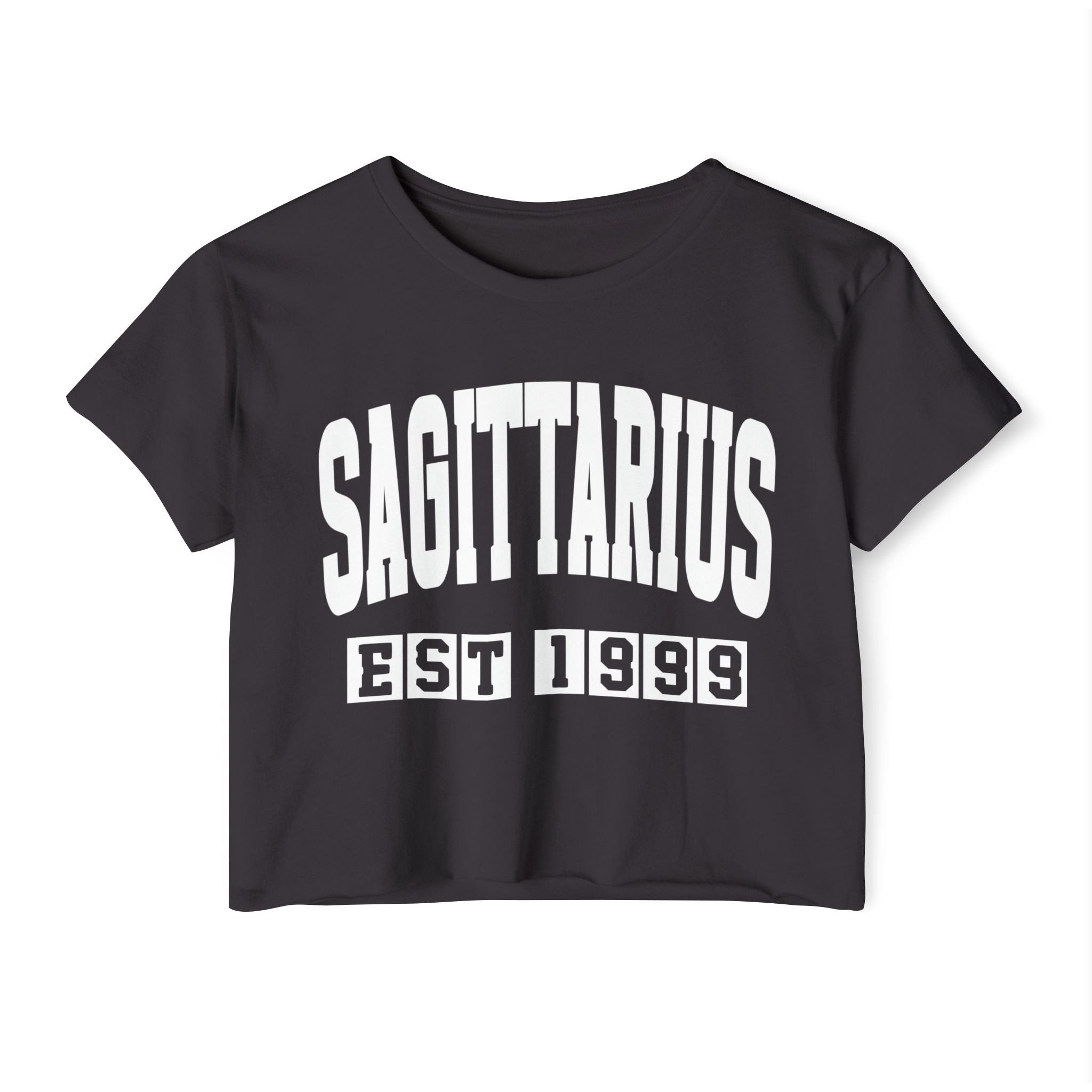 Sagittarius EST (YEAR) Personalization -  Crop Top